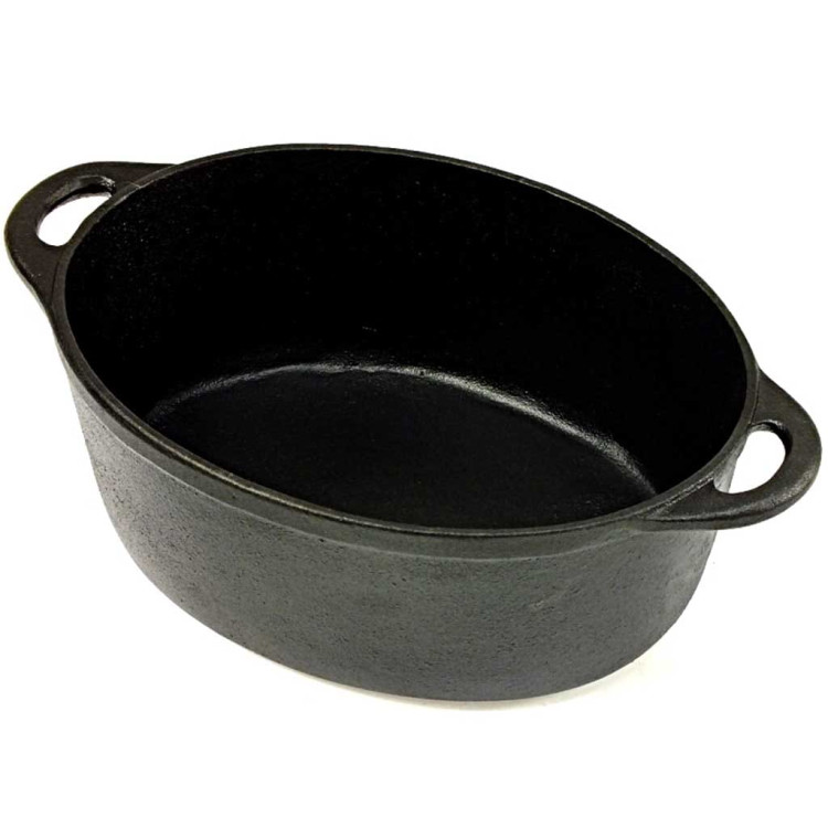 Brytfanna żeliwna Krisberg KR 7553 4.7L garnek 29 cm ciężki na indukcję Brytfanna żeliwna Krisberg KR 7553 4.7L garnek 29 cm ciężki na indukcję