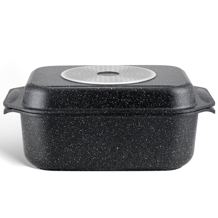 Brytfanna Edenberg 4610 patelnia garnek 6.5L INDUKCJA Gęsiarka pokrywka z funkcją grill Brytfanna Edenberg 4610 patelnia garnek 6.5L INDUKCJA Gęsiarka pokrywka z funkcją grill