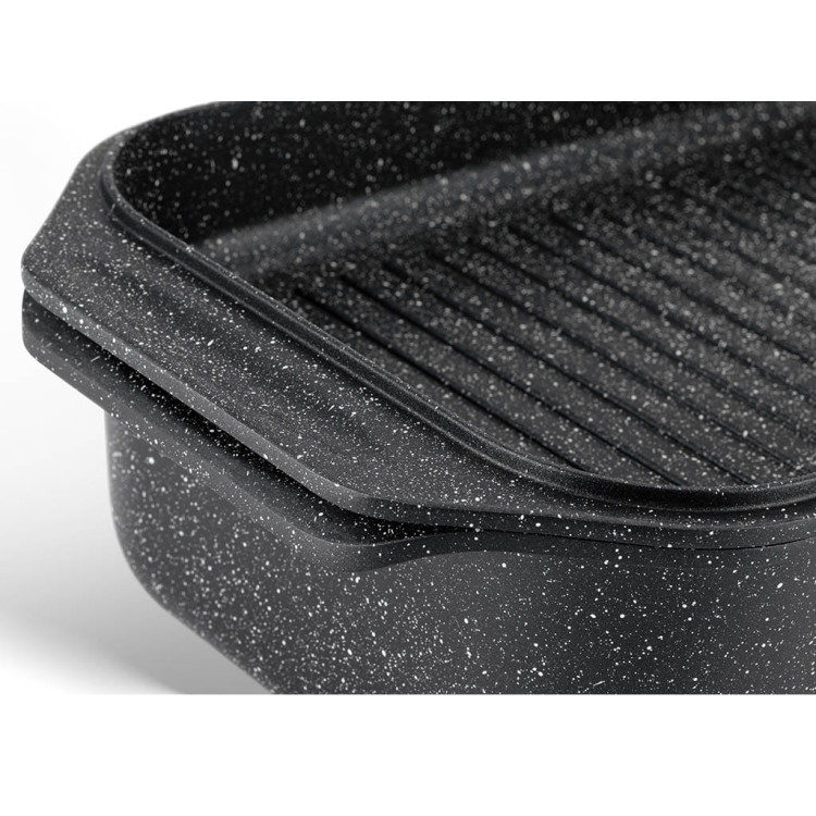 Brytfanna Edenberg 4610 patelnia garnek 6.5L INDUKCJA Gęsiarka pokrywka z funkcją grill Brytfanna Edenberg 4610 patelnia garnek 6.5L INDUKCJA Gęsiarka pokrywka z funkcją grill