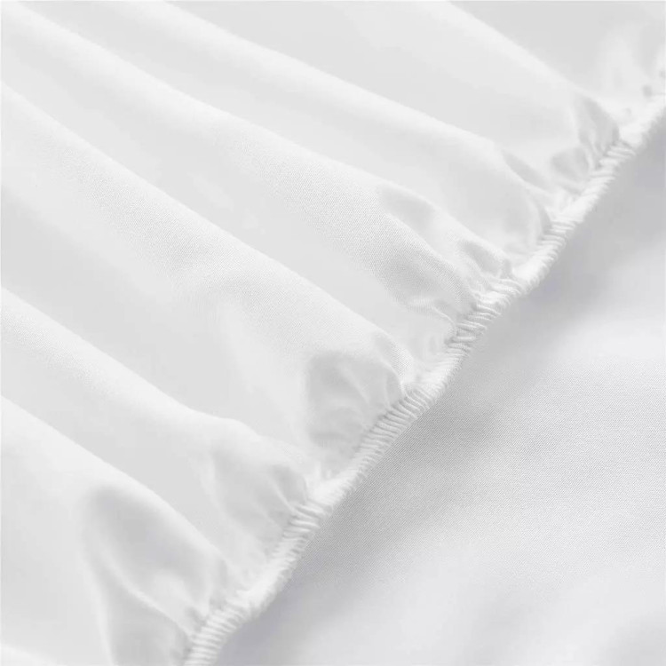 Prześcieradło 180x200 jersey bawełniane grube z gumką białe Prześcieradło 180x200 jersey bawełniane grube z gumką białe