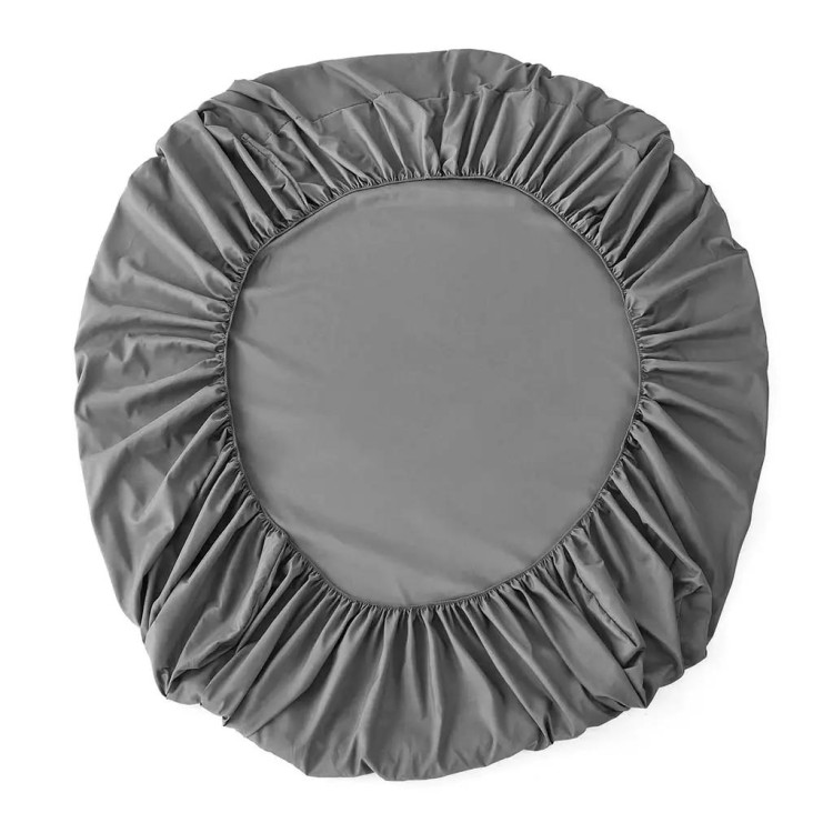 Prześcieradło 200x220 jersey bawełniane grube z gumką szare Prześcieradło 200x220 jersey bawełniane grube z gumką szare