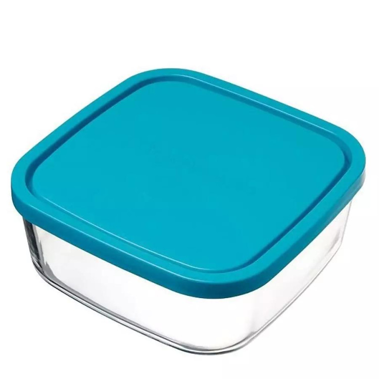 Szklany pojemnik do przechowywania żywności Bormioli Frigoverre  15x15 cm Szklany pojemnik do przechowywania żywności Bormioli Frigoverre  15x15 cm