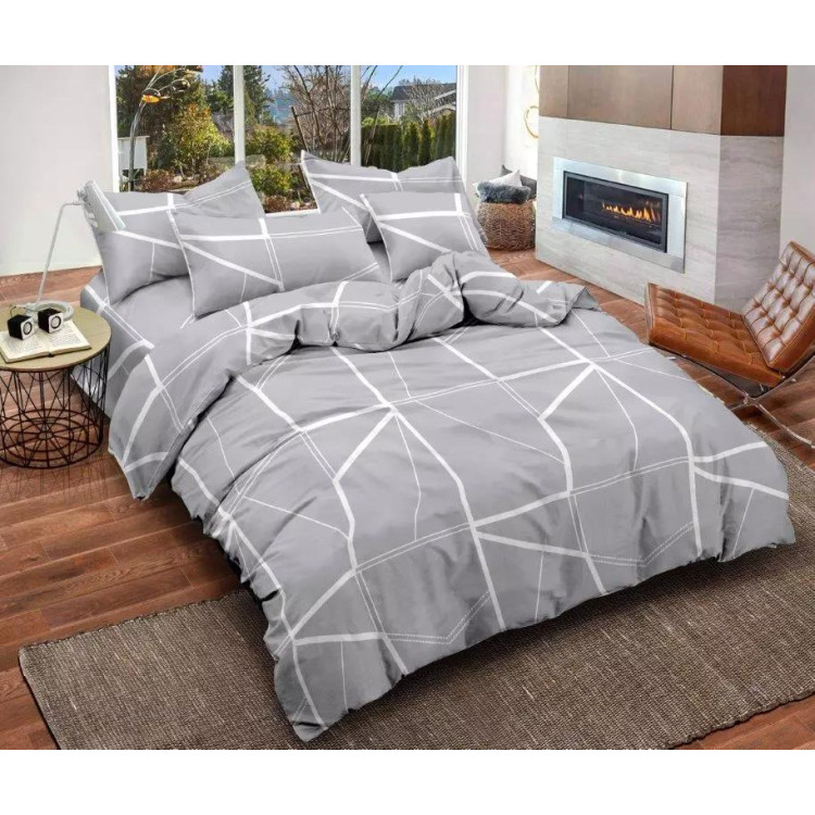 Pościel 140x200 bawełna satynowa 3D Cotton World gruba 2 części 342