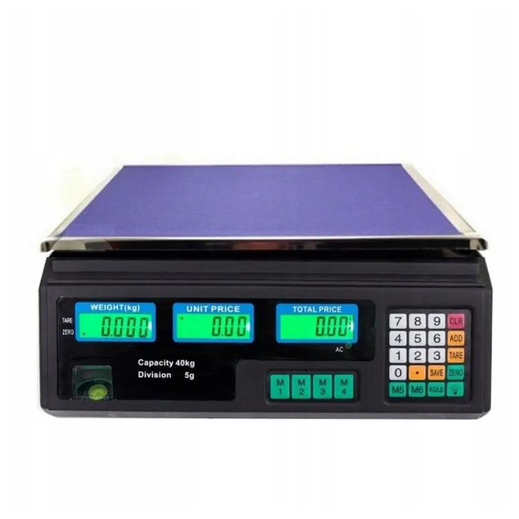 Waga sklepowa elektroniczna Zilner ZL 131 kalkulacyjna 40 KG Waga sklepowa elektroniczna Zilner ZL 131 kalkulacyjna 40 KG