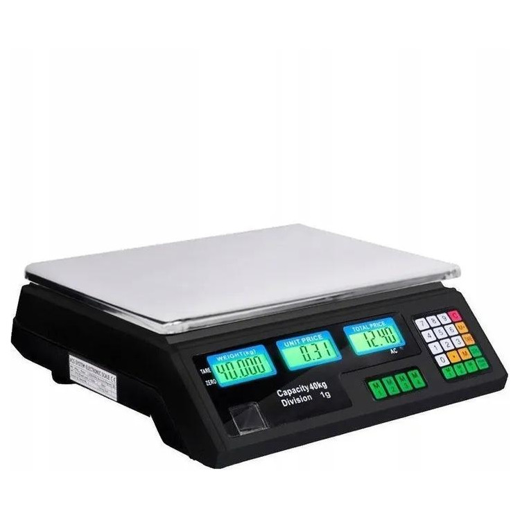 Waga sklepowa elektroniczna Zilner ZL 131 kalkulacyjna 40 KG Waga sklepowa elektroniczna Zilner ZL 131 kalkulacyjna 40 KG