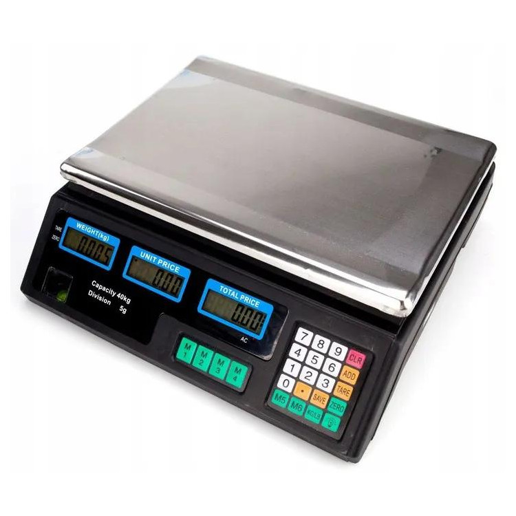 Waga sklepowa elektroniczna Zilner ZL 131 kalkulacyjna 40 KG Waga sklepowa elektroniczna Zilner ZL 131 kalkulacyjna 40 KG