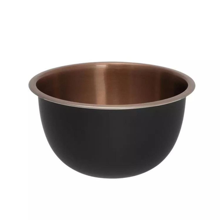 Miski metalowe komplet 3 czarnych misek ze stali nierdzewnej KB 7394 Miski metalowe komplet 3 czarnych misek ze stali nierdzewnej KB 7394