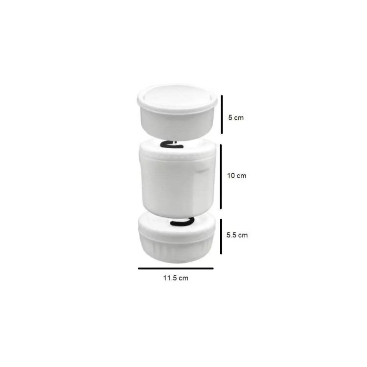 Termos obiadowy na żywność 1.5l + 3 pojemniki KH 4075 KingHoff Termos obiadowy na żywność 1.5l + 3 pojemniki KH 4075 KingHoff