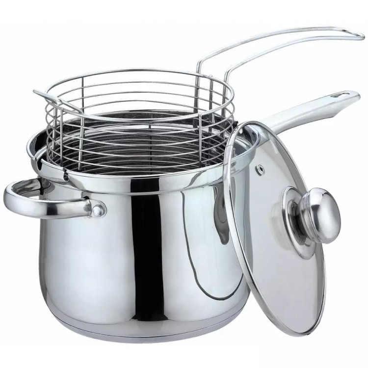 Garnek KingHoff KH 4581 3,6 lit rondel sitko do szparagów frytek makaron