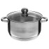 Garnek ze stali z pokrywką Edenberg EB 3008 7.7 L INDUKCJA