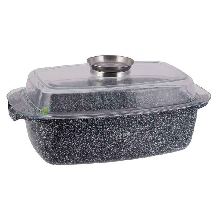 Brytfanna marmurowa 5.5L Edelhoff EH 7662 gęsiarka na indukcję 32 cm