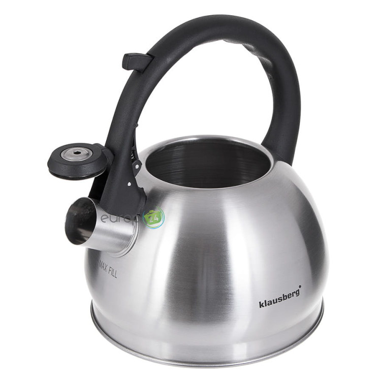 Czajnik stalowy z gwizdkiem Kinghoff KH 3773 1.8 L INDUKCJA Czajnik stalowy z gwizdkiem Kinghoff KH 3773 1.8 L INDUKCJA