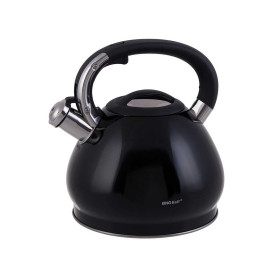 Czajnik ze stali KingHoff KH 1221 z gwizdkiem na indukcję 3.4L czarny