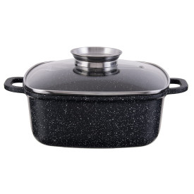 Brytfanna do pieczenia marmurowa Edenberg EB 8111 Gęsiarka Garnek 2.8 L INDUKCJA