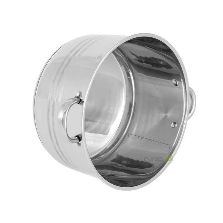 Garnek na indukcję stalowy 12.4 L Edenberg EB 3020 garnek 30cm + pokrywka szklana Garnek na indukcję stalowy 12.4 L Edenberg EB 3020 garnek 30cm + pokrywka szklana