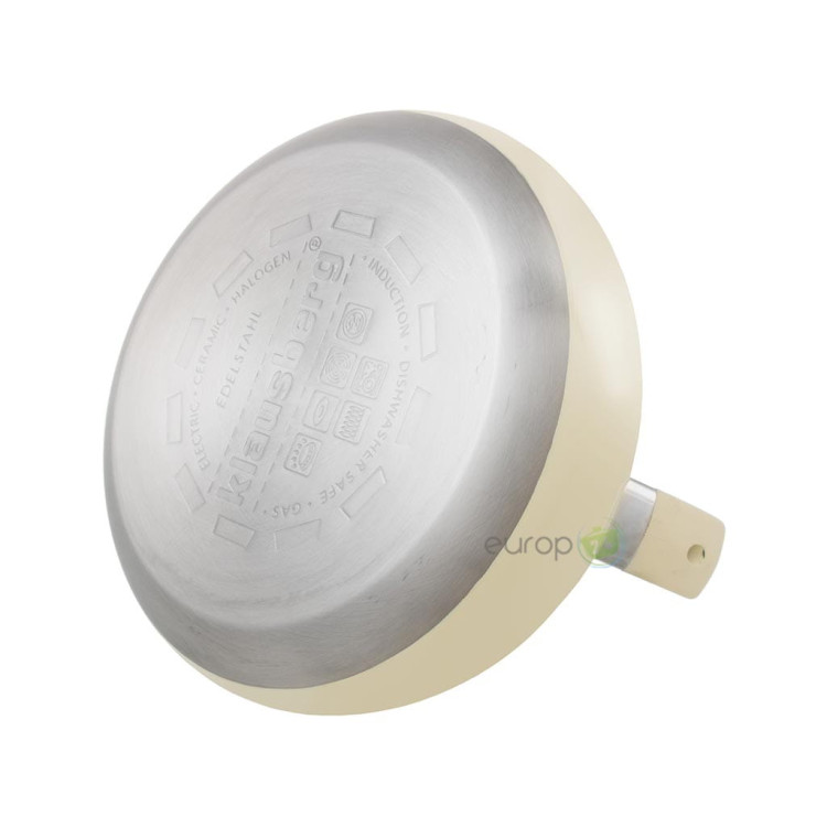 Czajnik Klausberg KB 7076 stalowy CREAM połysk 3.0 L indukcyjny Czajnik Klausberg KB 7076 stalowy CREAM połysk 3.0 L indukcyjny