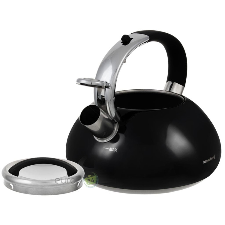 Czajnik Klausberg KB 7076 stalowy CZARNY połysk 3.0 L indukcyjny Czajnik Klausberg KB 7076 stalowy CZARNY połysk 3.0 L indukcyjny