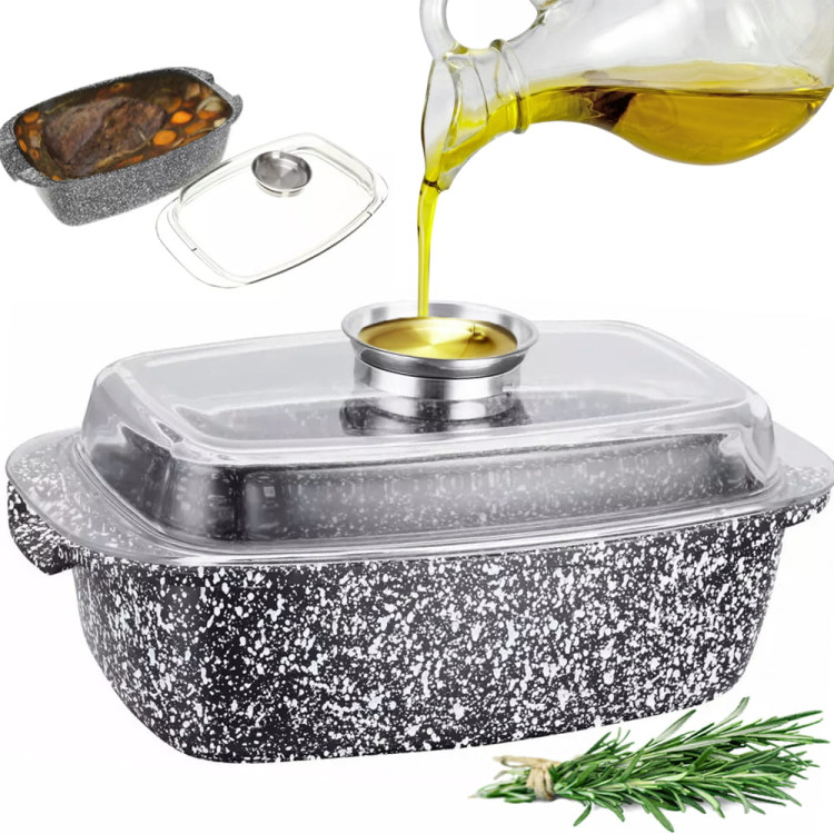 Brytfanna do pieczenia Klausberg KB 7365 gęsiarka garnek indukcja Brytfanna do pieczenia Klausberg KB 7365 gęsiarka garnek indukcja