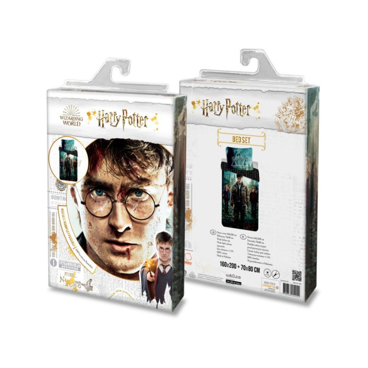 Pościel 160x200 bawełna gruba Faro 2 części Harry Potter i Insygnia Śmierci Pościel 160x200 bawełna gruba Faro 2 części Harry Potter i Insygnia Śmierci
