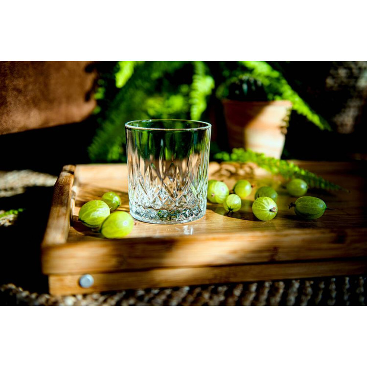 Zestaw do whisky karafka szklana 1000 ml + 6 grubych szklanek 280 ml