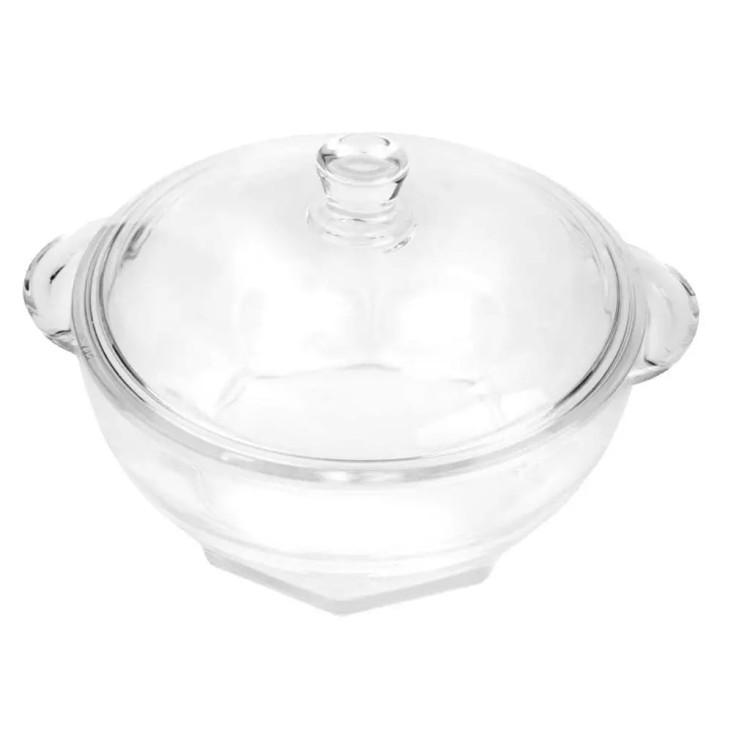 Waza szklana do zupy sałatek Granity Luminarc 2.5L hartowana z pokrywką Waza szklana do zupy sałatek Granity Luminarc 2.5L hartowana z pokrywką