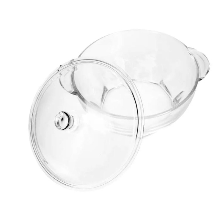 Waza szklana do zupy sałatek Granity Luminarc 2.5L hartowana z pokrywką Waza szklana do zupy sałatek Granity Luminarc 2.5L hartowana z pokrywką