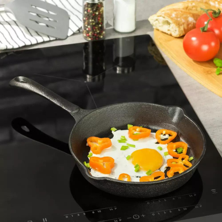 Patelnia głęboka żeliwna ciężka 26 cm INDUKCJA KH 2252 Kinghoff Patelnia głęboka żeliwna ciężka 26 cm INDUKCJA KH 2252 Kinghoff