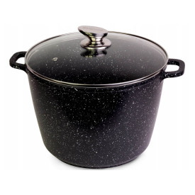 Garnek marmurowy z pokrywką Kamille KM 4407 6,2 litra na gaz indukcję