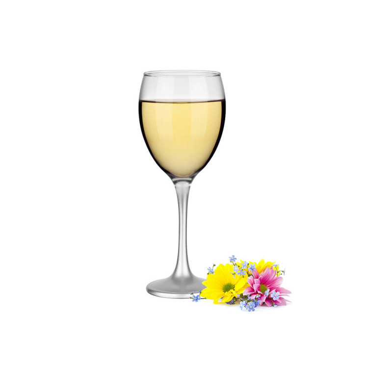Kieliszki do wina 300 ml Glasmark komplet 6szt srebrna nóżka Kieliszki do wina 300 ml Glasmark komplet 6szt srebrna nóżka