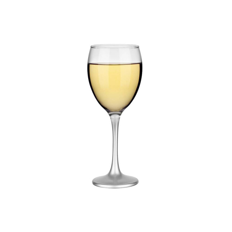 Kieliszki do wina 300 ml Glasmark komplet 6szt srebrna nóżka Kieliszki do wina 300 ml Glasmark komplet 6szt srebrna nóżka