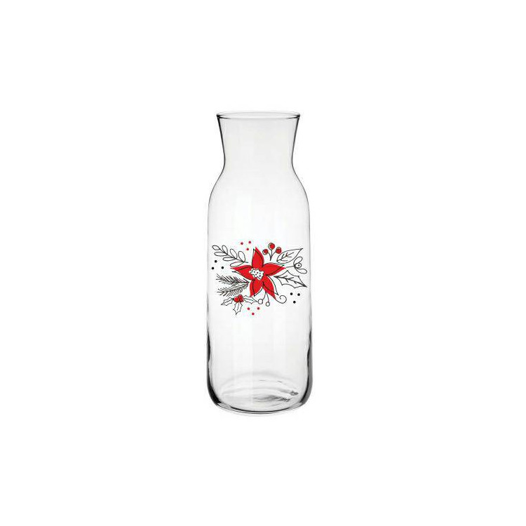 Karafka szklana Glasmark 1000 ml do wody soków napojów gwiazda betlejemska
