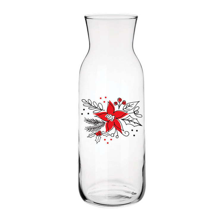 Karafka szklana Glasmark 1000 ml do wody soków napojów gwiazda betlejemska