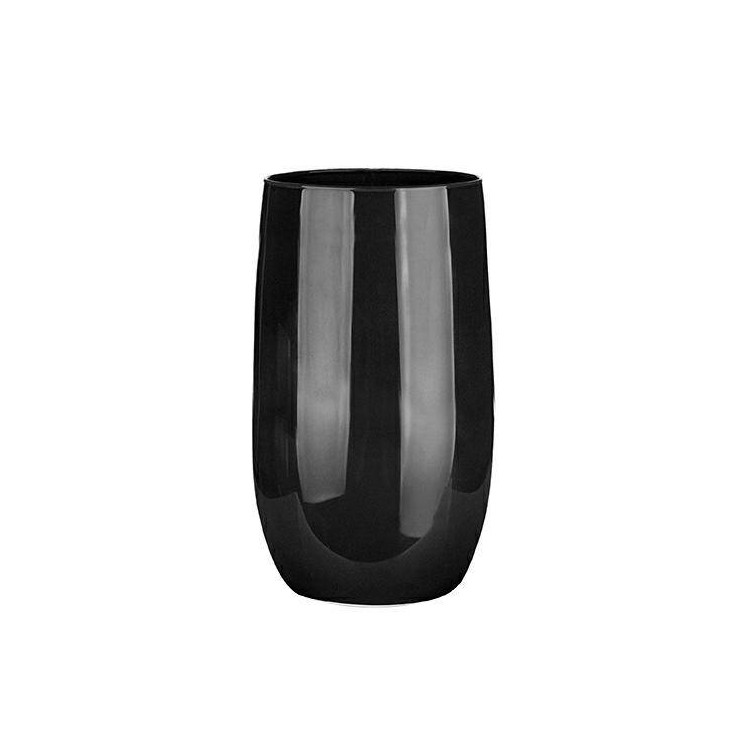 Szklanki czarne Glasmark 320 ml zestaw 6 szklanek do napojów wody drinków Szklanki czarne Glasmark 320 ml zestaw 6 szklanek do napojów wody drinków