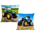 Poszewka dwustronna 40x40 Faro na poduszkę jaśka realistyczny wzór Traktor zielony Poszewka dwustronna 40x40 Faro na poduszkę jaśka realistyczny wzór Traktor zielony