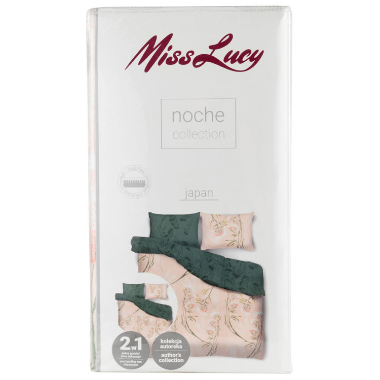 Pościel 160x200 dwustronna mikrofibra Florina Noche Japan gruba 3 części Pościel 160x200 dwustronna mikrofibra Florina Noche Japan gruba 3 części