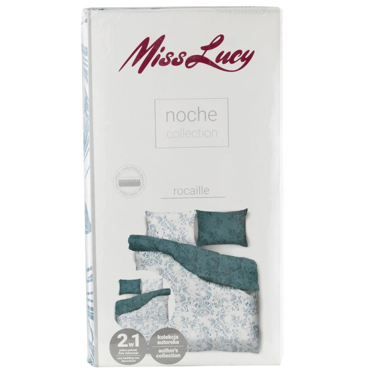 Pościel 160x200 dwustronna mikrofibra Florina Noche Rocaille gruba 3 części Pościel 160x200 dwustronna mikrofibra Florina Noche Rocaille gruba 3 części