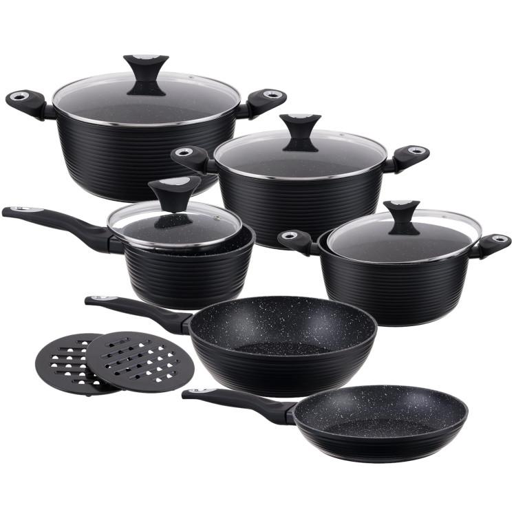 Garnki Klausberg KB 7244 zestaw garnków Marmurowych Indukcja + noże 9800 Garnki Klausberg KB 7244 zestaw garnków Marmurowych Indukcja + noże 9800