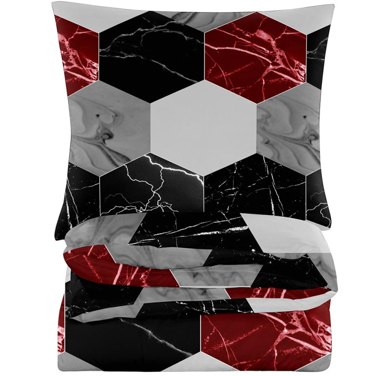 Pościel 200x220 bawełna satynowa 3D Cotton World gruba 3 części 2352 Pościel 200x220 bawełna satynowa 3D Cotton World gruba 3 części 2352