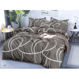 Pościel 200x220 bawełna satynowa 3D Cotton World gruba 3 części 622