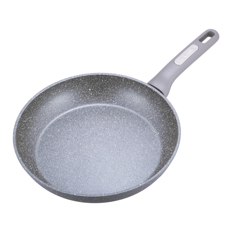Patelnia granitowa 28 cm szara na indukcje KM 4290GR  Kamille Patelnia granitowa 28 cm szara na indukcje KM 4290GR  Kamille