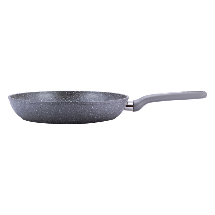 Patelnia granitowa 28 cm szara na indukcje KM 4290GR  Kamille Patelnia granitowa 28 cm szara na indukcje KM 4290GR  Kamille