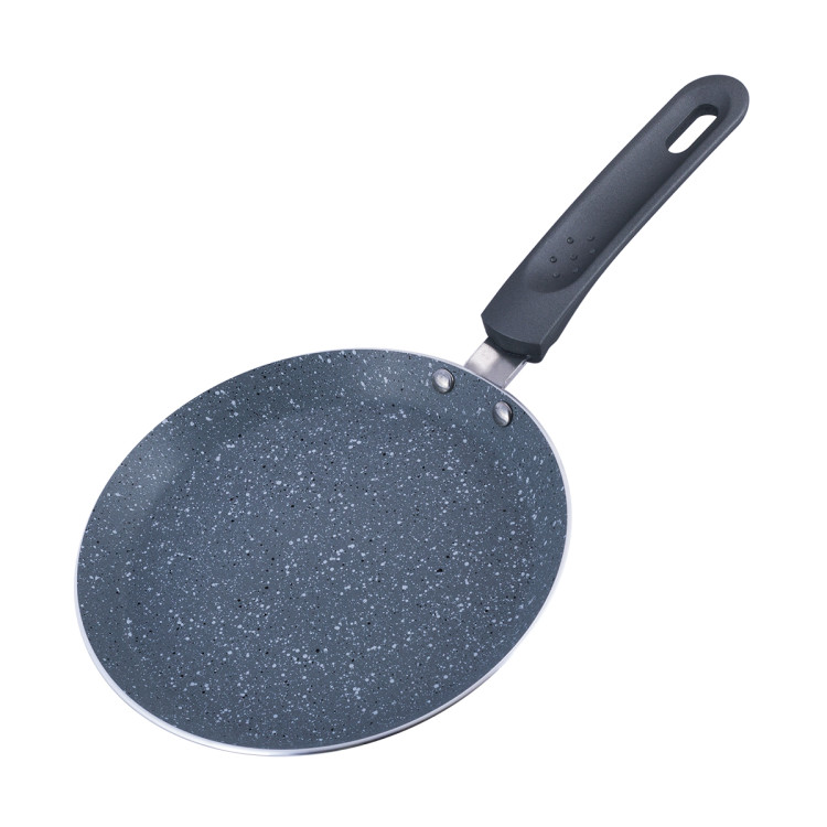 Patelnia do naleśników granitowa 20 cm szara na indukcje KM 4204GR Kamille Patelnia do naleśników granitowa 20 cm szara na indukcje KM 4204GR Kamille