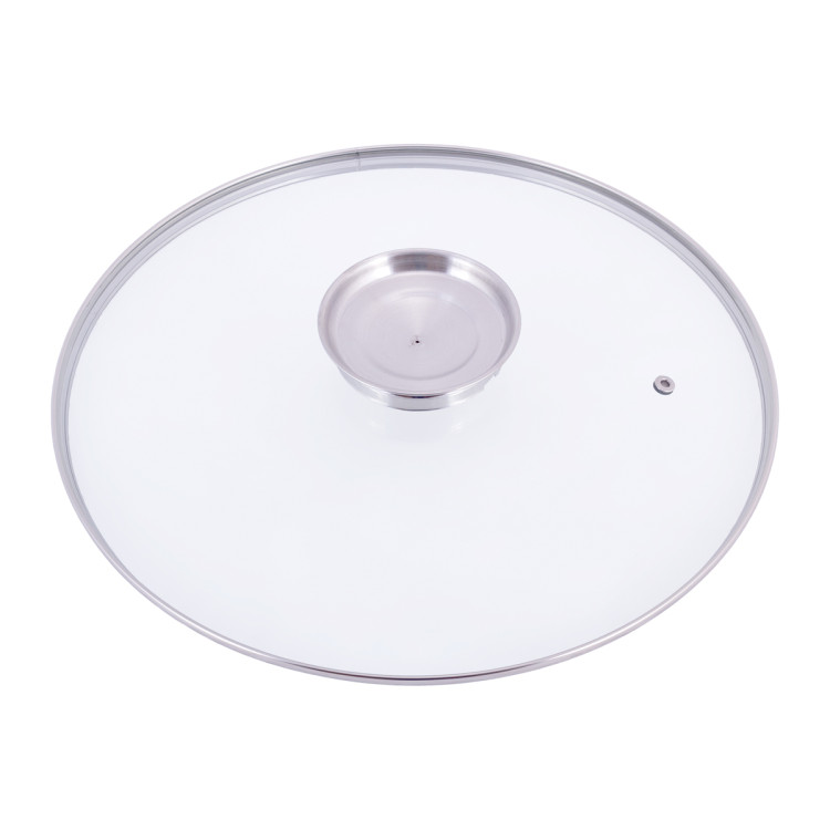 Patelnia z pokrywką wok żeliwny 32cm z pałeczkami KM 4807MR Kamille Patelnia z pokrywką wok żeliwny 32cm z pałeczkami KM 4807MR Kamille