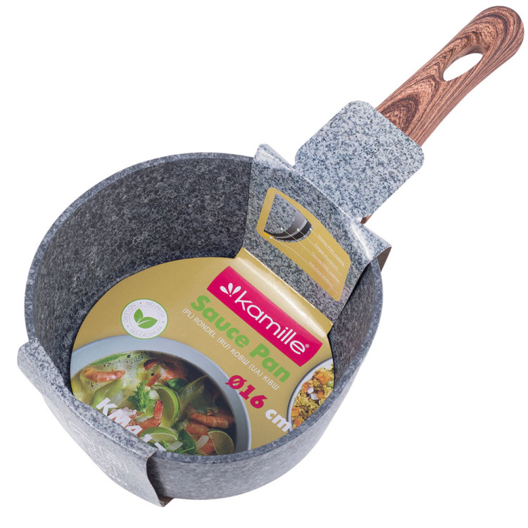 Rondel z powłoką granitową 16 cm KM 4170 Kamille na indukcję Rondel z powłoką granitową 16 cm KM 4170 Kamille na indukcję