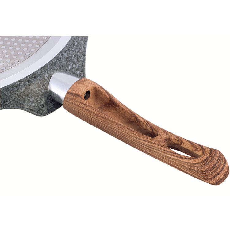 Patelnia do naleśników granitowa 24 cm szara na indukcje KM 4171 Kamille Patelnia do naleśników granitowa 24 cm szara na indukcje KM 4171 Kamille