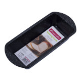 Forma do pieczenia ciasta prostokątna marmurowa 33x16x7 cm blacha czarna keksówka KM 6037M Kamille