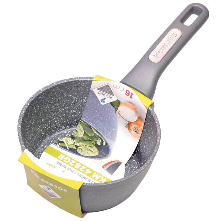 Rondel z powłoką granitową 16 cm KM 4282GR Kamille 1.2 L na indukcję