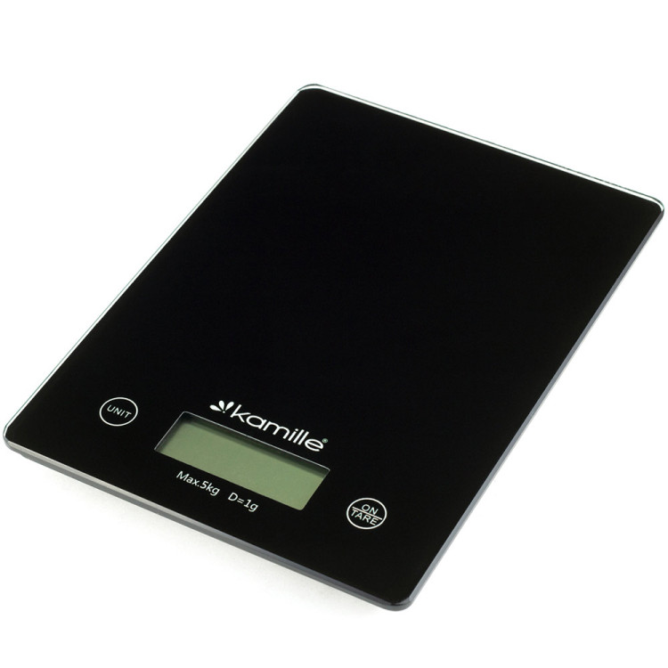 Waga kuchenna elektroniczna szklana z wyświetlaczem LCD KM 7107 Kamille Waga kuchenna elektroniczna szklana z wyświetlaczem LCD KM 7107 Kamille