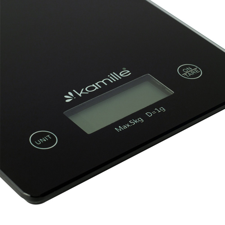Waga kuchenna elektroniczna szklana z wyświetlaczem LCD KM 7107 Kamille Waga kuchenna elektroniczna szklana z wyświetlaczem LCD KM 7107 Kamille