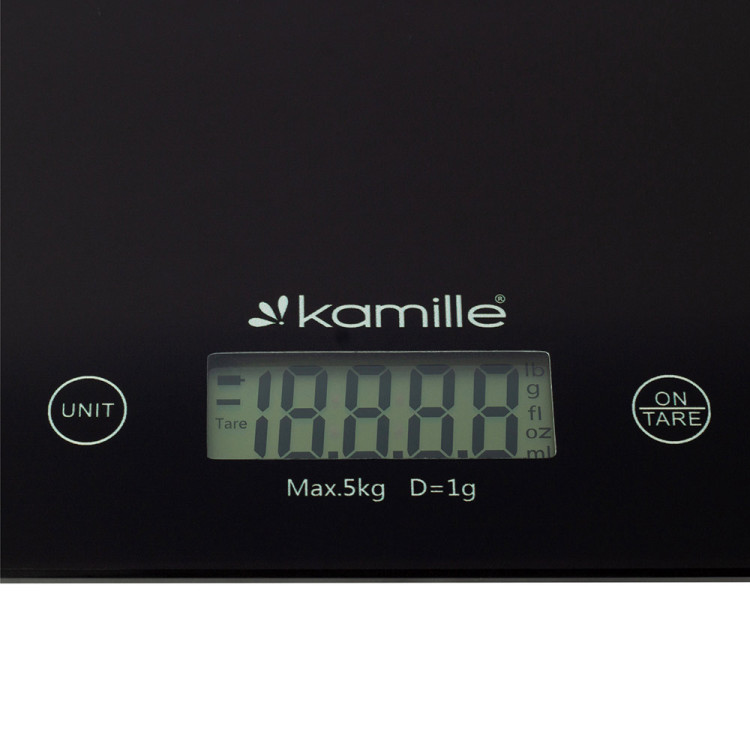 Waga kuchenna elektroniczna szklana z wyświetlaczem LCD KM 7107 Kamille Waga kuchenna elektroniczna szklana z wyświetlaczem LCD KM 7107 Kamille